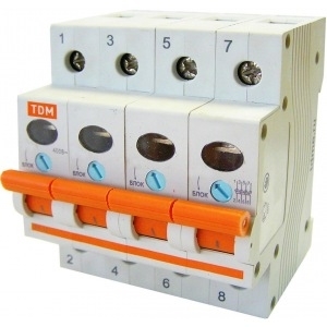 TDM ELECTRIC SQ0211-0036 Выключатель нагрузки (мини-рубильник) ВН-32 4P 50A TDM